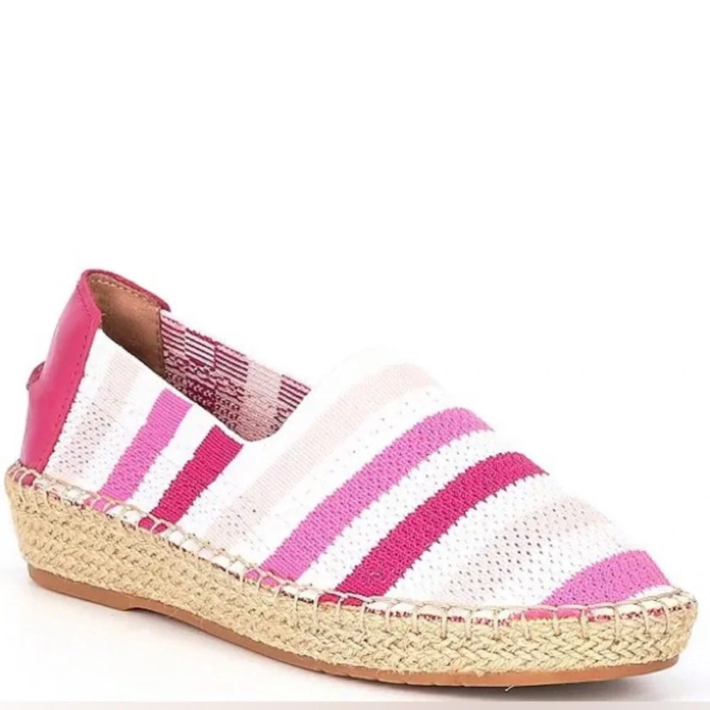 ❤️❤️NWT Cole HAAN Women's Cloudfeel Espadrille❤️❤️pink /white